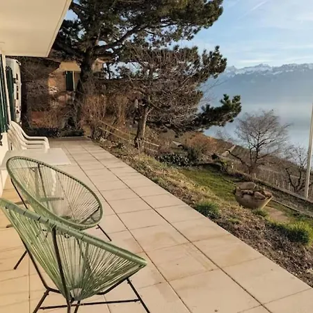 Coeur Du Lavaux, 2p. Terrasse & Jardin Panoramique